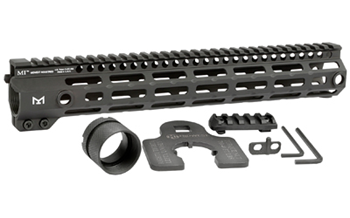GEN 4 M-SERIES Midwest Industries MIG4M12625 Tactical G4M Handguard AR-15 Black Hardcoat Anodiz
