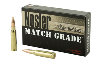 Nosler MATCH 60054 NOSLER 308WIN 168GR CC 20/200