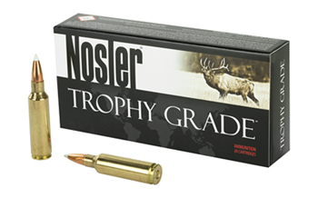 TROPHY Nosler 60063 Trophy Grade  300 WSM 180 gr AccuBond 20 Bx/ 10 Cs