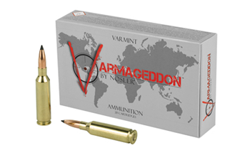 VARMAGEDDON Nosler 65172 Varmageddon  6mm Creedmoor 70 gr Flat Base Tipped (FBT) 20 Bx/ 10 C