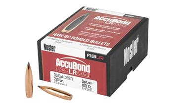 Nosler 58317 NOSLER BULLETS 30 CAL .308 210GR ACCUBOND LR 100CT