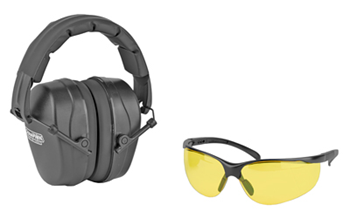 Champion Traps SHOOTINGCOMBOKI 40626 CHAMPION SHOOTING EYE/EAR COMBO BLK