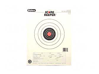 Champion Traps ORANGE BULLSEYE Champion Targets 45724 Score Keeper Slow Fire Bullseye Paper Hanging 50 yds Pist