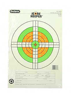 Champion Traps FLOURESCENTORAN 45760 CHAMPION SCOREKPR 25YD PISTOL FLUOR