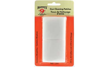 COTTON Hoppe's 1204 Gun Cleaning Patches  #4 Cut Size made of Synthetic Material for 38