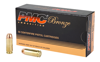Pmc BRONZE PMC 10A Bronze  10mm Auto 200 gr Full Metal Jacket Truncated-Cone (TCFMJ) 50 Bx/