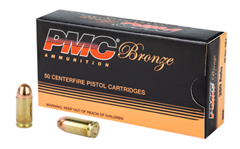 Pmc BRONZE PMC 380A Bronze  380 ACP 90 gr Full Metal Jacket (FMJ) 50 Bx/ 20 Cs