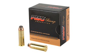 Pmc BRONZE PMC 44B Bronze  44 Rem Mag 180 gr Jacketed Hollow Point (JHP) 25 Bx/ 20 Cs