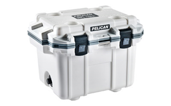 Pelican  30Q-1-WHTGRY PELICAN IM 30QT ELITE COOLER WHT/GRY