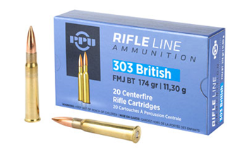 PRVI Partizan RIFLE PPU PP303F Standard Rifle  303 British 174 gr Full Metal Jacket (FMJ) 20 Bx/ 10