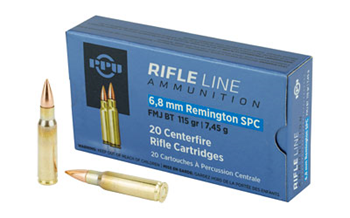 PRVI Partizan RIFLE PPU PP68F Standard Rifle  6.8 SPC 115 gr Full Metal Jacket Boat-Tail (FMJBT) 20