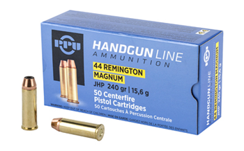 PRVI Partizan PISTOL PPH44MH PPU 44MAG JHP 240GR 50/500