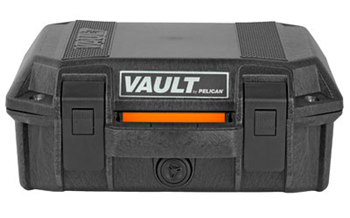 VAULT Pelican VCV100 Vault Case Small Size made of Polymer with Black Finish, Heavy Du