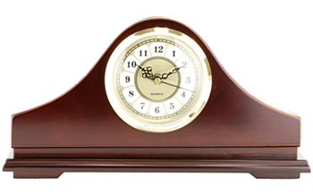 Ps Products PSMGC Peace Keeper MGC Mantle Gun Clock  Front Panel Entry Mahogany Stain Wood Holds 1