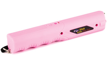 Ps Products STICKWITHLIGHT Zap ZAPSTK800FP Zap Stick Stun Gun/Flashlight Portable 9 oz Contact Pink