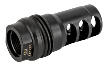 Rugged Gear RSMB001 Rugged Suppressor MB001 3 Port Brake  Black with 5/8"-24 tpi Threads & 2.16" OAL