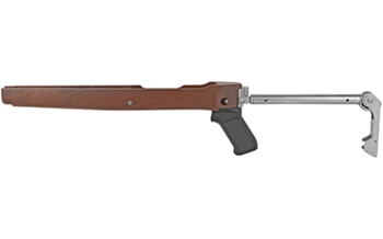 Samson Manufact B-TM Samson 10-00037-00 A-TM Folding Stock Stainless Steel & Walnut Finish with Black