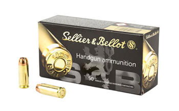 PISTOL Sellier & Bellot SB10B Handgun  10mm Auto 180 gr Jacketed Hollow Point (JHP) 50