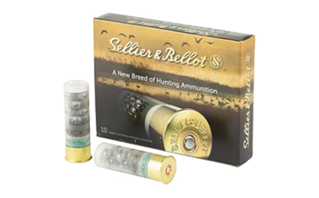 SHOTSHELL Sellier & Bellot SB12BSE Shotgun 12 Gauge 2.75" 12 Pellets 00 Buck Shot 10 Bx/ 2
