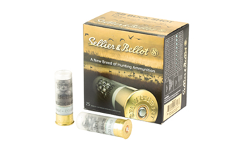 SHOTSHELL Sellier & Bellot SB12BSG Shotgun 12 Gauge 2.75" 9 Pellets 00 Buck Shot 25 Bx/ 10