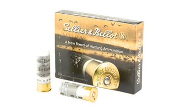 SHOTSHELL Sellier & Bellot SB12BSH Shotgun 12 Gauge 2.75" 21 Pellets 4 Buck Shot 10 Bx/ 25