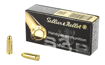 PISTOL Sellier & Bellot SB25A Handgun  25 ACP 50 gr Full Metal Jacket (FMJ) 50 Bx/ 40 C