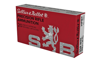 Sellier & Bello RIFLE SB308G S&B 308 WIN 168 GR HPBT 20/500