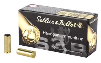 PISTOL Sellier & Bellot SB32SWLB Handgun  32 S&W Long 100 gr Wadcutter (WC) 50 Bx/ 20 C