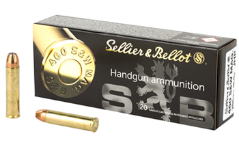 PISTOL Sellier & Bellot SB460B Handgun  460 S&W Mag 255 gr Jacketed Hollow Point (JHP)