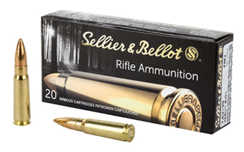 RIFLE Sellier & Bellot SB76239A Rifle  7.62x39mm 123 gr Full Metal Jacket (FMJ) 20 Bx/