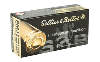 Sellier & Bello PISTOL SB9B S&B 9MM 124GR FMJ 1000RD CS