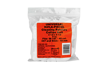 COTTON Southern Bloomer 103 Cleaning Patches  Cotton 2.50" x 2.50" 130 Per Bag Rifle/Ha