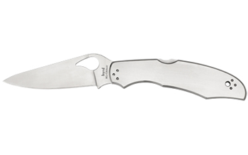 BYRD Spyderco BY03P2 Byrd Cara Cara 2 3.75" Folding Spear Point Plain 8Cr13MoV SS Bla
