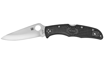 ENDURA4 Spyderco C10PBK Endura 4 Lightweight 3.80" Folding Drop Point Plain VG-10 SS Bla