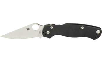 PARAMILITARY 2 Spyderco C81GP2 Para Military 2  3.42" Folding Drop Point Plain CPM S45VN SS Bla