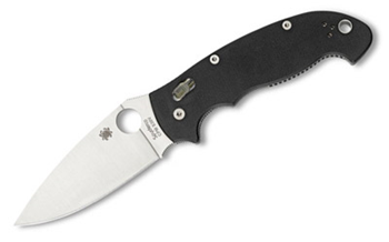 Spyderco MANIX2 C95GP2 SPYDERCO MANIX 2 XL BLK G10 PLNEDGE