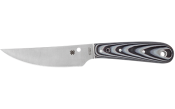 BOW RIVER Spyderco FB46GP Bow River  4.36" Fixed Drop Point Plain 8Cr13MoV SS Blade Layere