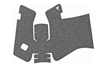 Talon Grips Inc GRANULATE Talon Grips 380G Adhesive Grip  Textured Black Granulate for Glock 17,19x,22,24,