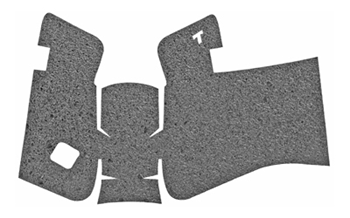 Talon Grips Inc RUBBER 383R TALON GRP FOR GLOCK 19 GEN5 RBR MDBK