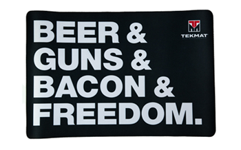 Tekmat ORIGINAL MAT TEK-R17-BGBF TEKMAT MAT BEER/GUNS/BACON & FREEDOM
