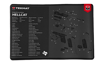 Tekmat ORIGINAL MAT TEK-R17-HELLCAT TEKMAT PISTOL MAT SPRNGFLD HELLCAT
