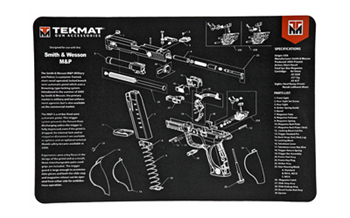 Tekmat SW MP R17-SW-MP TEKMAT PISTOL MAT S&W M&P BLK