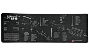 Tekmat  TekMat TEKR36AR10 AR-10 Cleaning Mat Black/White Rubber 36" Long AR-10 Parts Dia