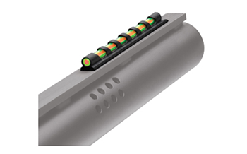 GLO-DOT Truglo TG90D Glo-Dot Universal Dual Color Shotgun w/Vent Rib Green/Red Black