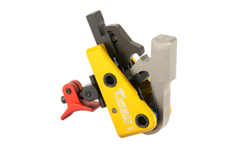 AR CALVIN ELITE Timney Triggers 660CE Calvin Elite AR Trigger with Red Shoe Steel w/Aluminum Hou