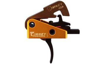 Timney Triggers 670 AR10 Competition Curved Trigger Steel w/Aluminum Housing Bla
