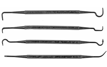 GUNCLEANINGPICK Tipton 549864 Cleaning Picks  Firearm Universal Polymer 4 Pieces