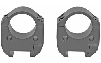 Talley Manufact MODERN SPORTING Talley TMS10H Scope Ring Set  For MSR Picatinny Rail High 1" Tube Black Anodized