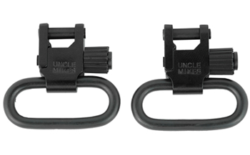 QD 115 RGS Uncle Mike's 13112 Super Swivel  made of Steel with Blued Finish, 1" Loop Size &