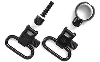 QD 115 CF Uncle Mike's 13312 Full Band Swivel Set made of Steel with Blued Finish, 1.25" L